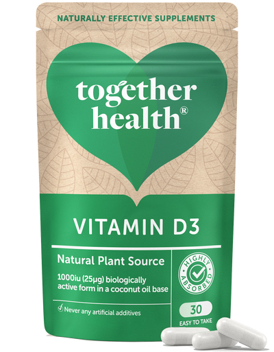Together Health - Vitamin D – Vegan D3 – 30 Capsules