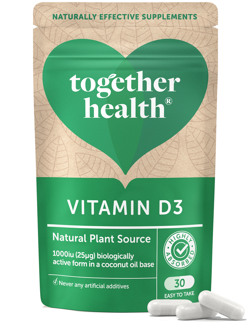 Together Health - Vitamin D – Vegan D3 – 30 Capsules