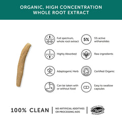Together Health - Ashwagandha Supplement – Organic – 30 Capsules
